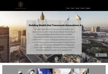 Fidele Capital website development project Dubai