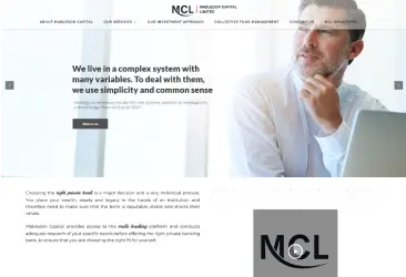 Mabledon Capital website design project by Shazeb ICT Dubai